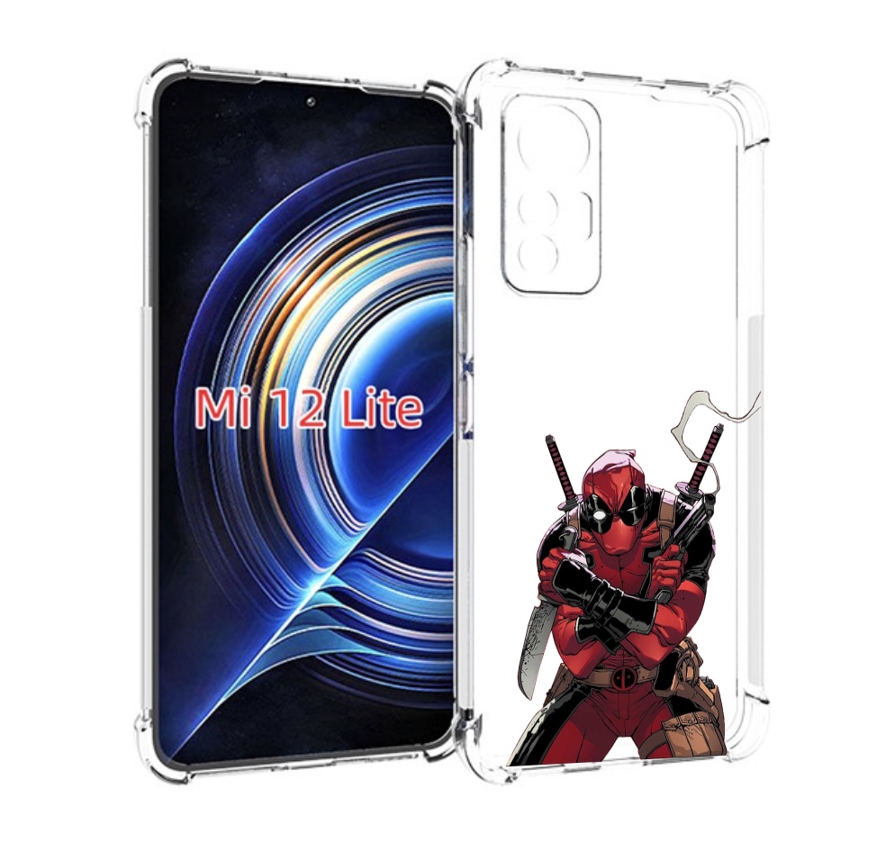 

Чехол MyPads дедпул-подмигивает для Xiaomi 12 Lite, Прозрачный, Tocco