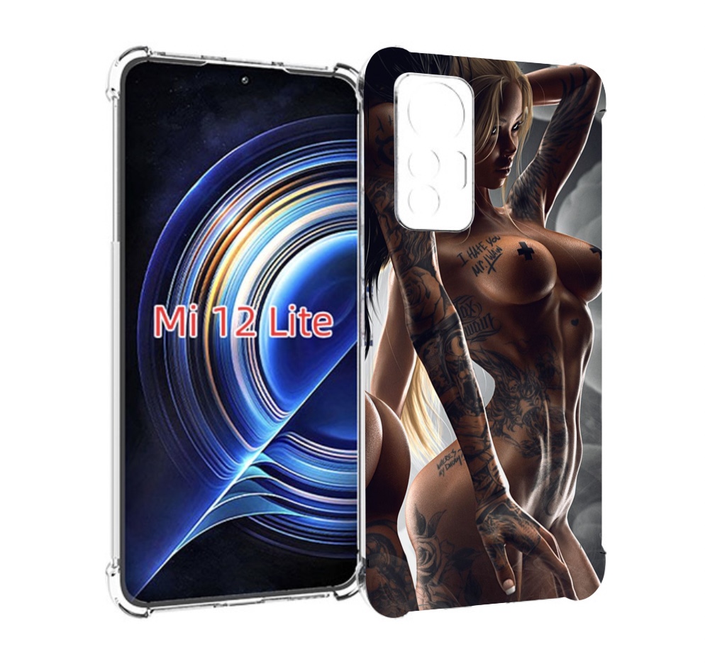 

Чехол MyPads девушки-инь-и-янь-в-татуировках для Xiaomi 12 Lite, Прозрачный, Tocco