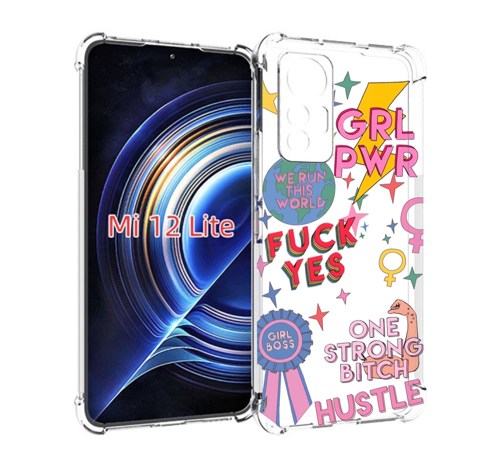 

Чехол MyPads девушки-боссы женский для Xiaomi 12 Lite, Прозрачный, Tocco