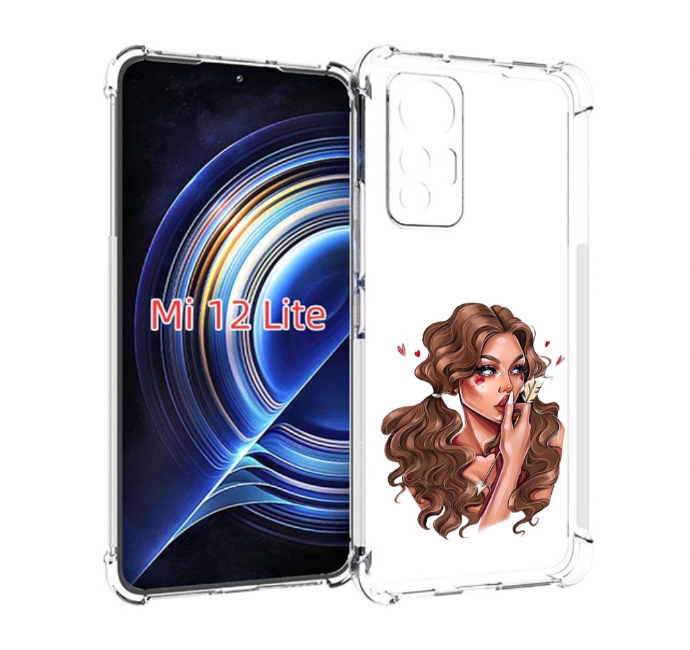 

Чехол MyPads девушка-со-стрелой женский для Xiaomi 12 Lite, Прозрачный, Tocco