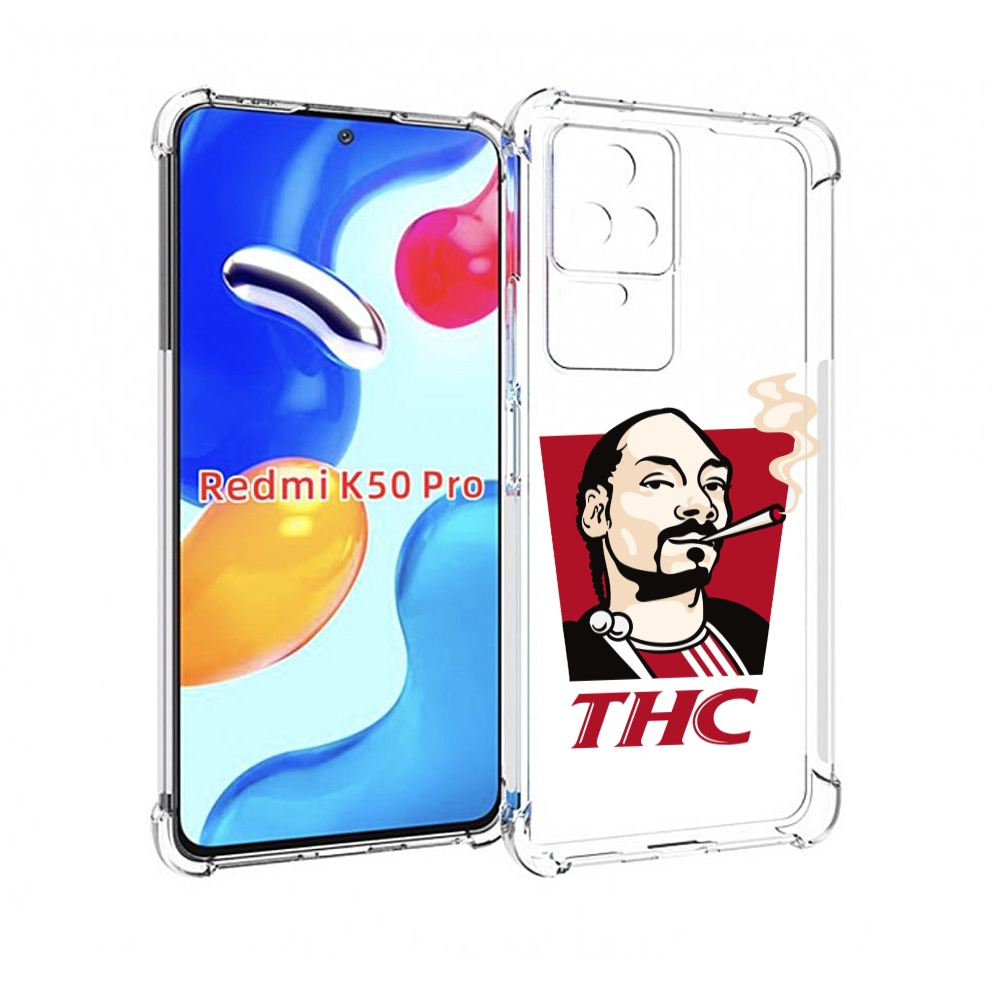 

Чехол MyPads THC для Xiaomi Redmi K50 / K50 Pro, Прозрачный, Tocco