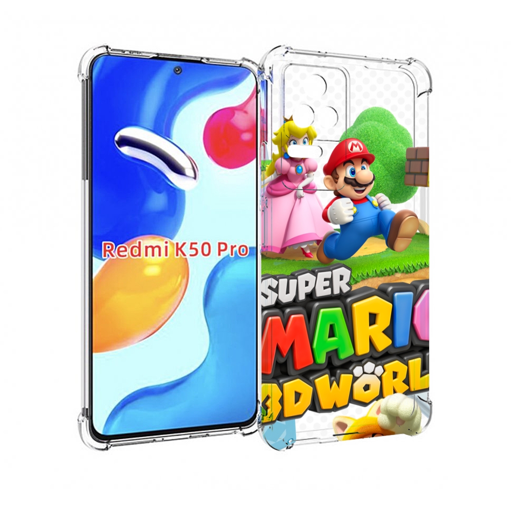 Чехол MyPads Super Mario 3D World для Xiaomi Redmi K50 / K50 Pro