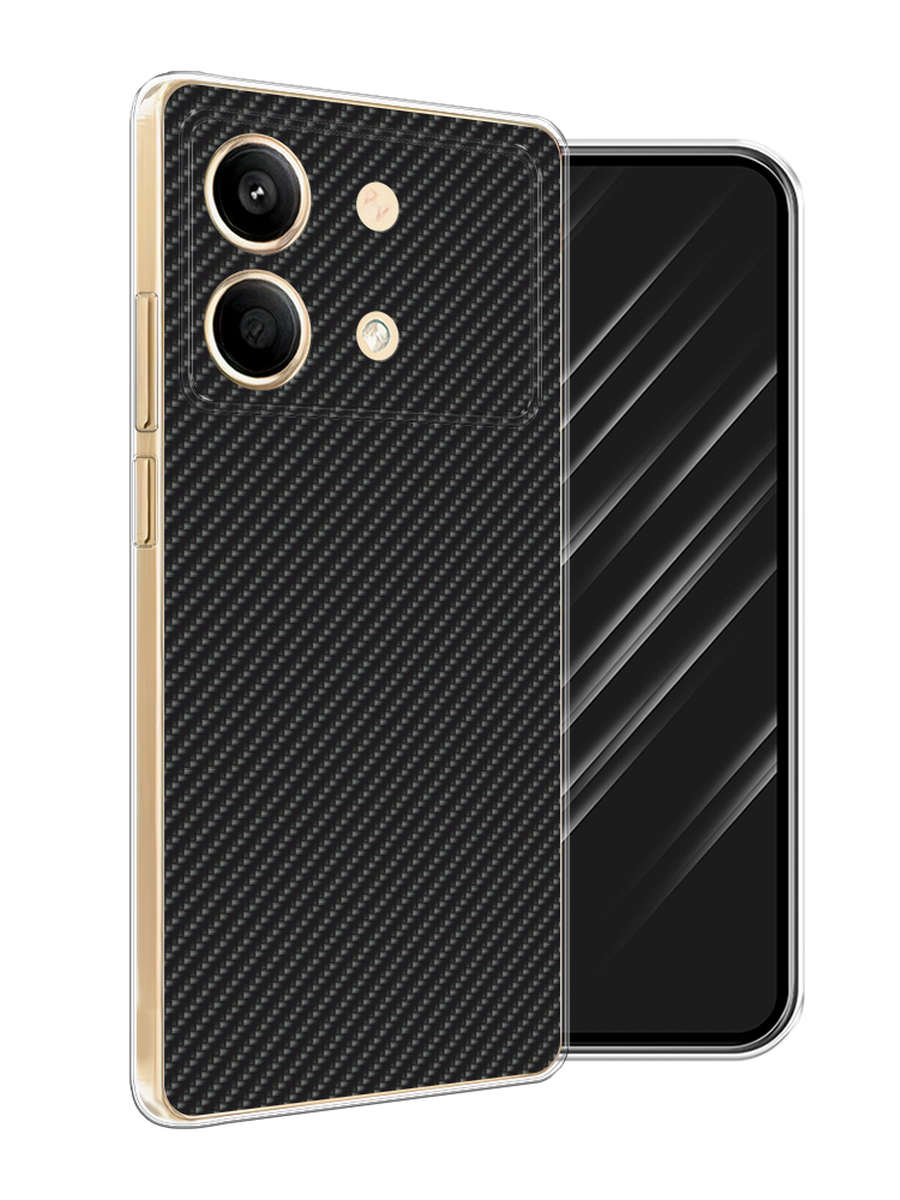 

Чехол Awog на Poco X6 Neo "Черный карбон", 321950-1