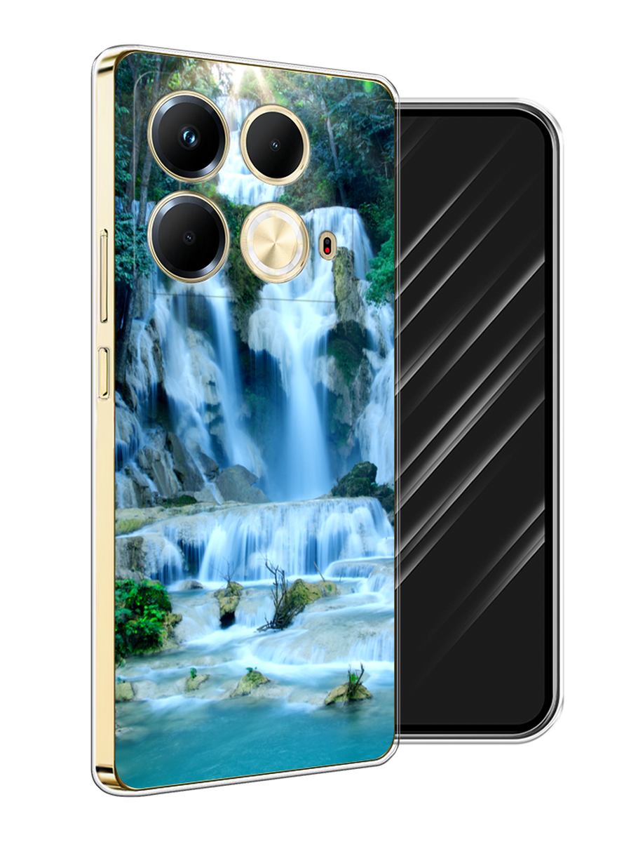 

Чехол Awog на Infinix Note 40 "Водопад 8", Голубой;зеленый, 3105850-1