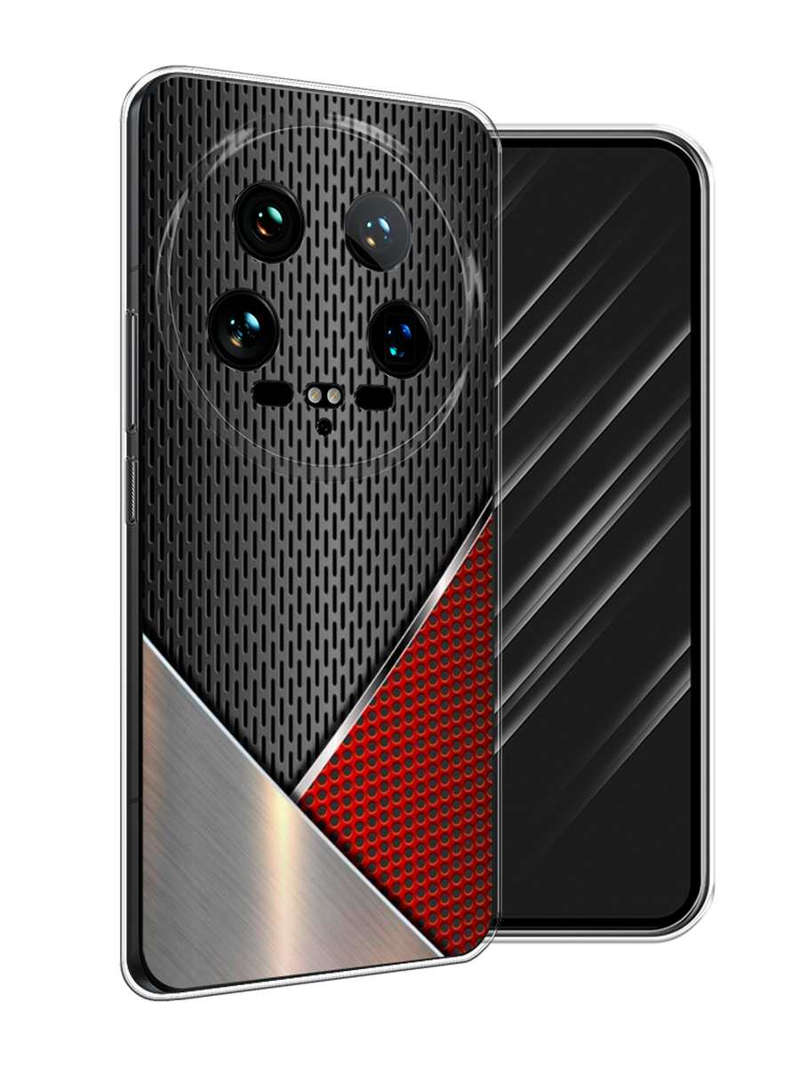 

Чехол Awog на Xiaomi 14 Ultra "Стальной металл", Черный;красный;серебристый, 321850-1