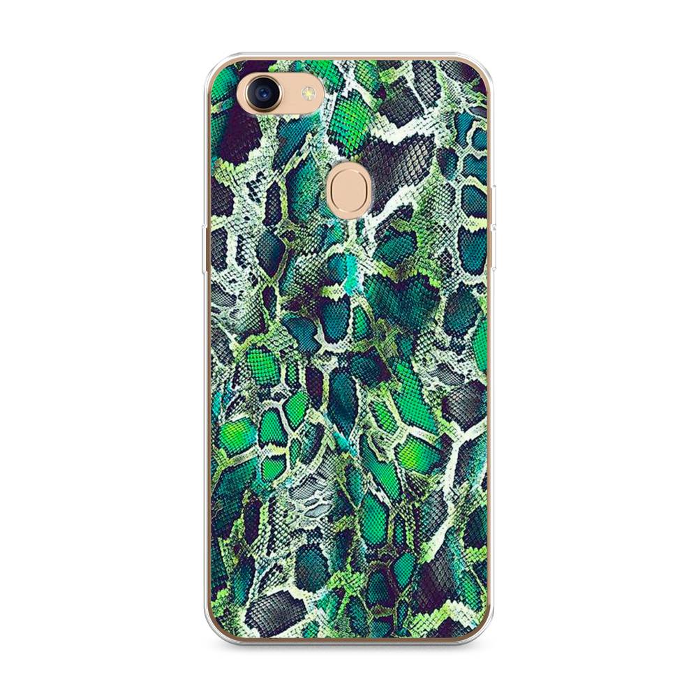 

Чехол Awog на Oppo F5 "Зеленая кожа змеи", Разноцветный, 250250-3
