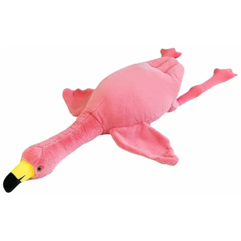 Мягкая игрушка-подушка TOY and JOY B-14064 Фламинго-обнимусь 90см розовый мягкая игрушка подушка nano shot фламинго обнимашка розовый 130 см