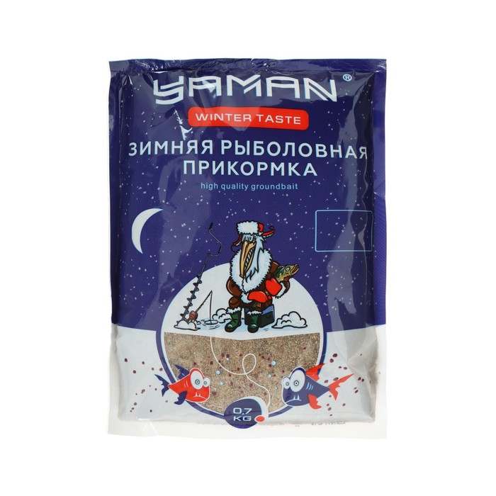 фото Прикормка yaman winter taste карась зимняя, чеснок, цвет микс, 700 г. nobrand