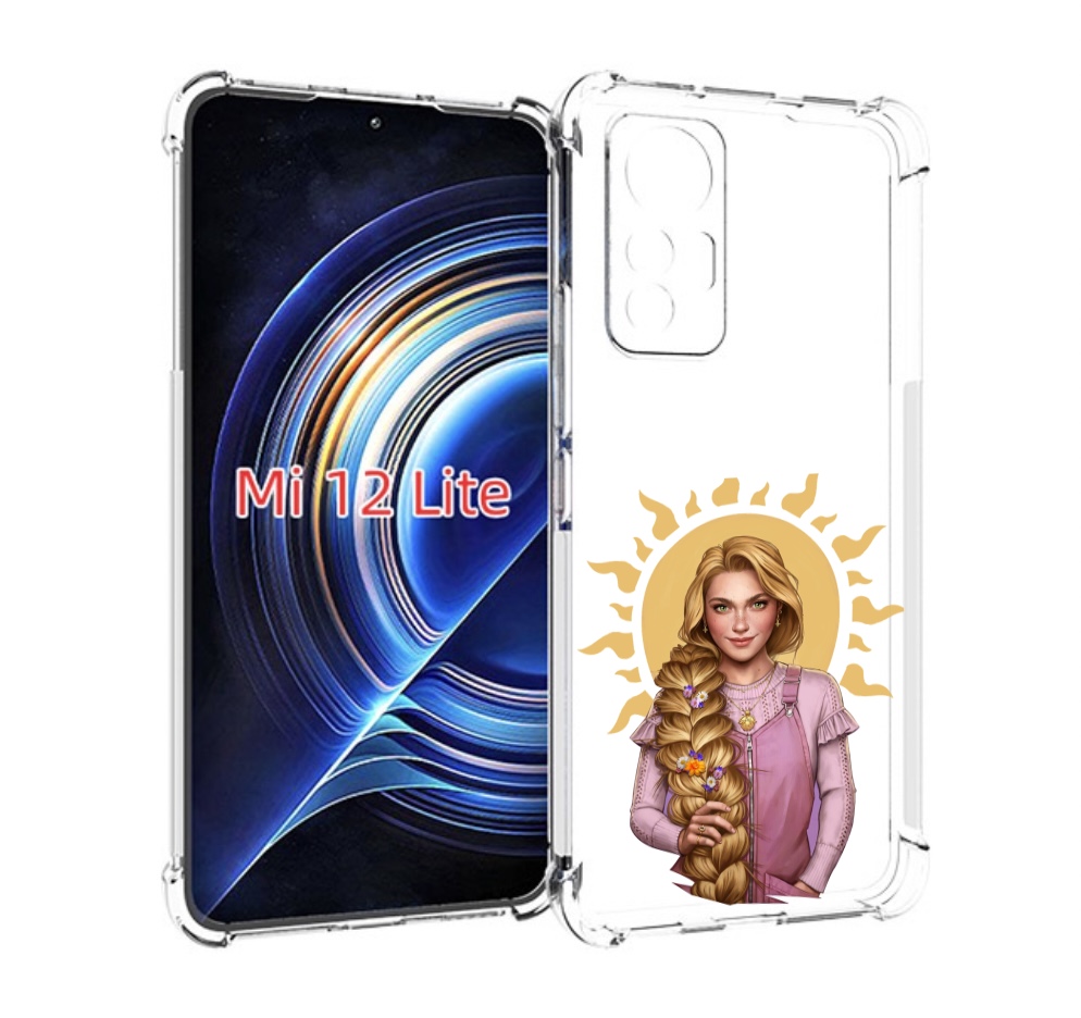 

Чехол MyPads девушка-с-большой-косой для Xiaomi 12 Lite, Прозрачный, Tocco