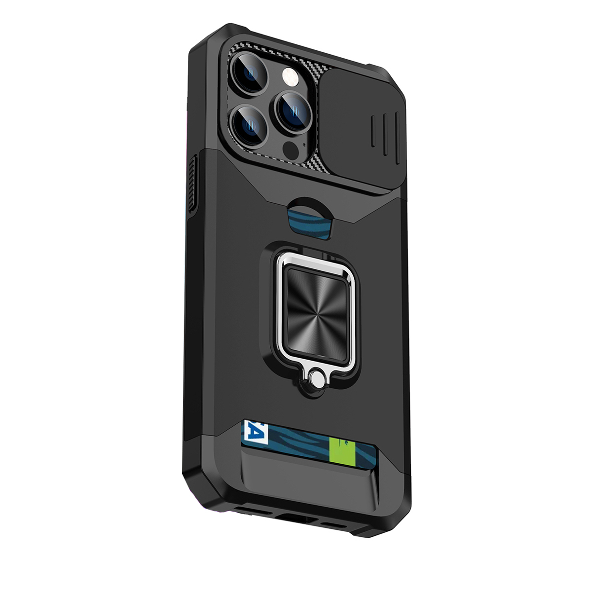 

Противоударный чехол Сard Reader Case для iPhone 14 Pro ,черный, 394853463