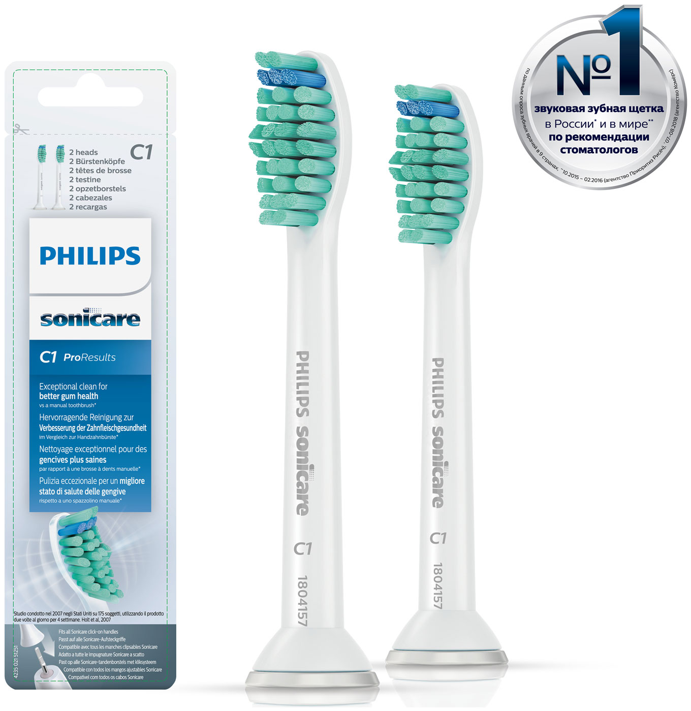 

Насадки для электрических зубных щеток Philips Hx6012/07, Hx6012/07