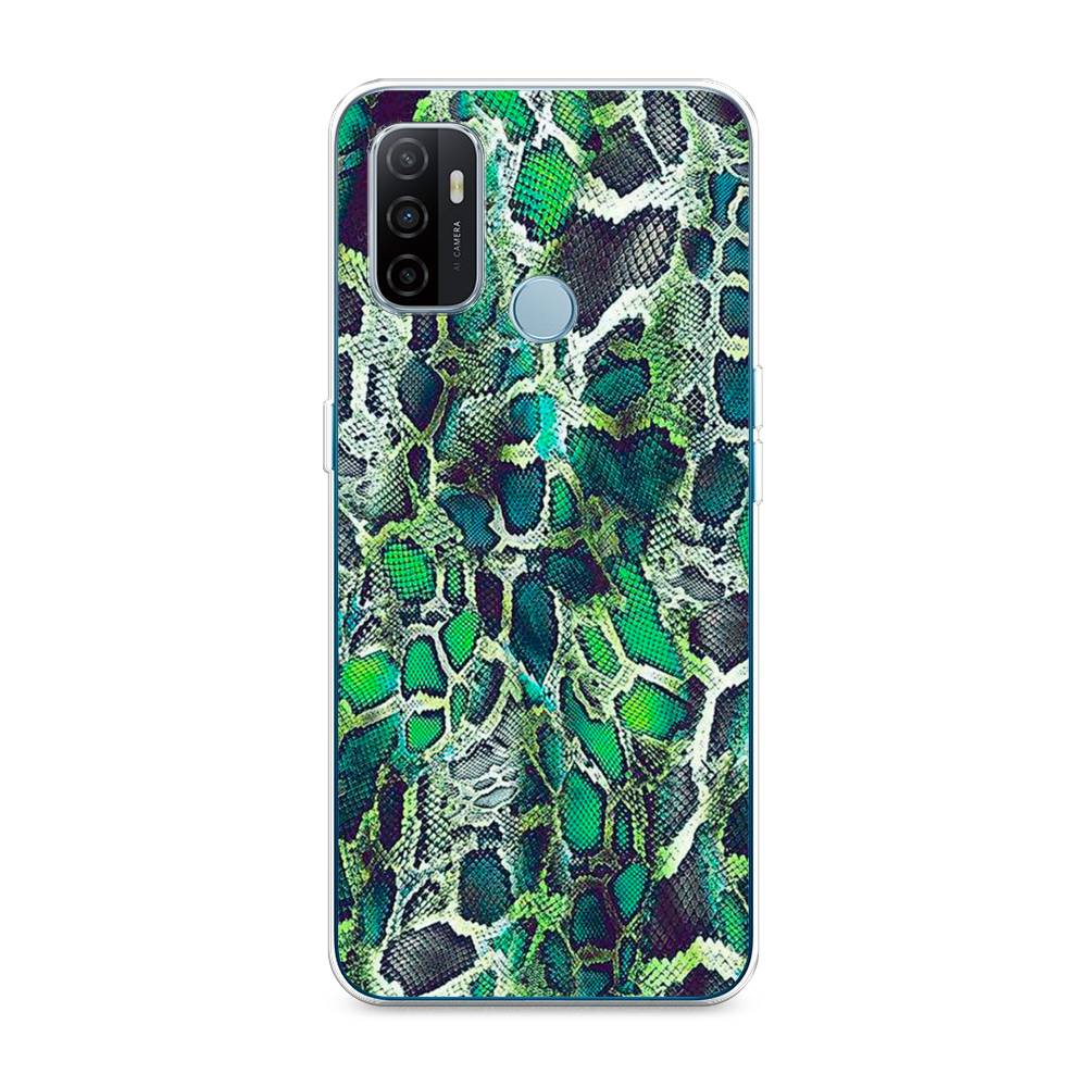 

Чехол Awog на Oppo A53 "Зеленая кожа змеи", Разноцветный, 254350-3