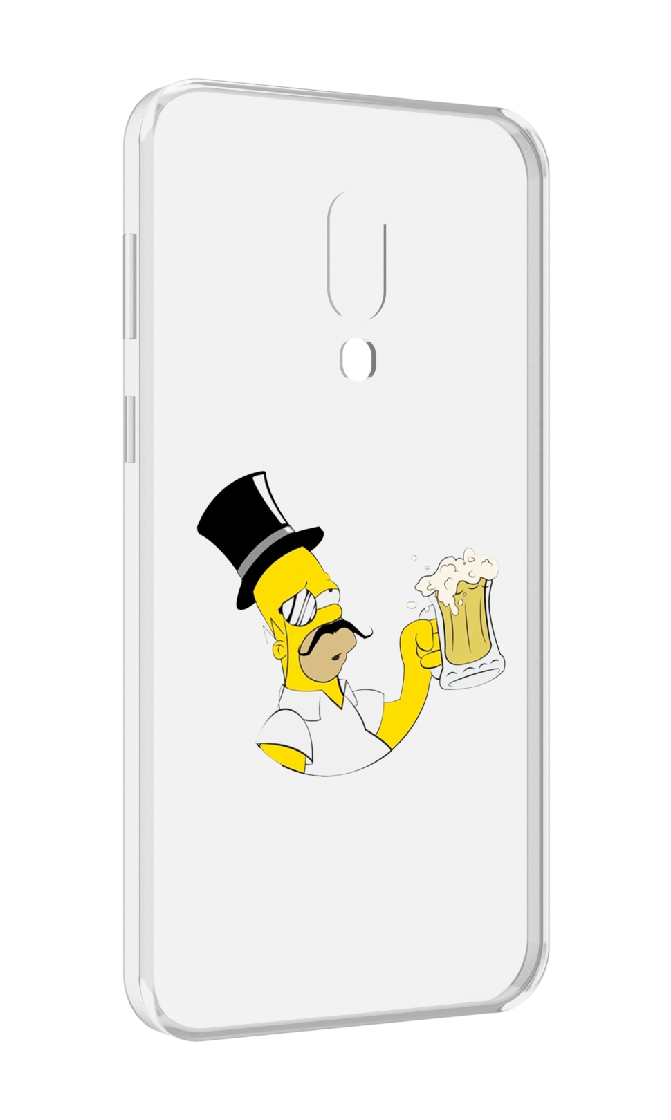 

Чехол MyPads гомер-с-напитком для Meizu 16 Plus / 16th Plus, Прозрачный, Tocco