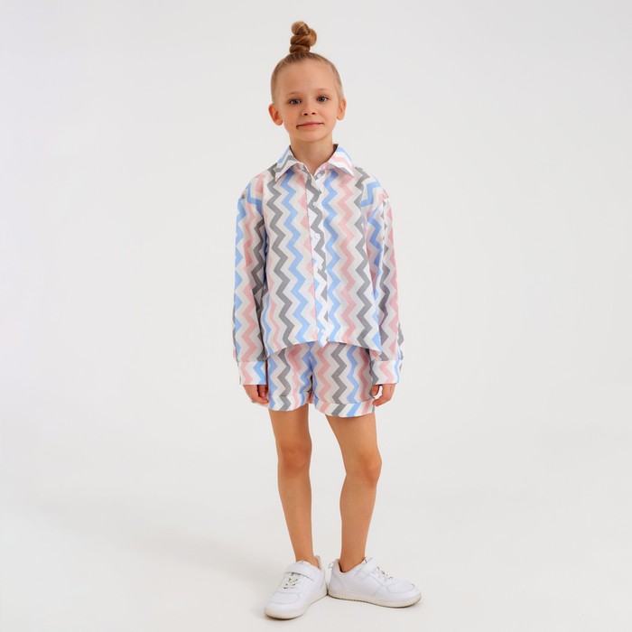 

Шорты для девочки MINAKU: Cotton Collection, белый, 134, MINAKU: Cotton collection