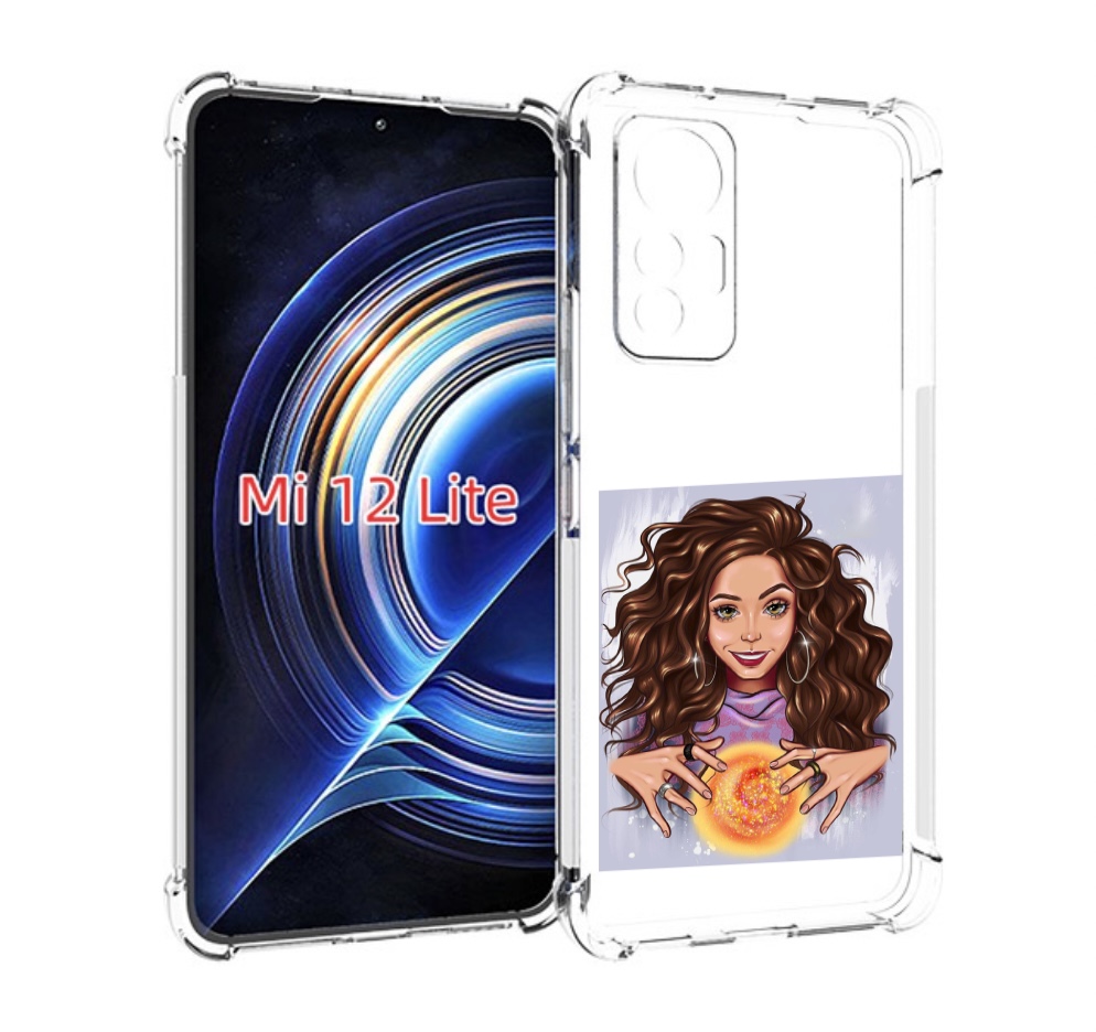 

Чехол MyPads девушка-волшебница для Xiaomi 12 Lite, Прозрачный, Tocco