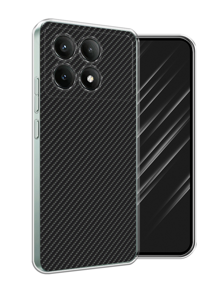

Чехол Awog на Poco X6 PRO 5G "Черный карбон", 320950-1