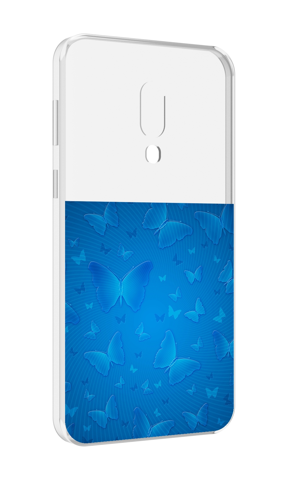 

Чехол MyPads голубые-бабочки для Meizu 16 Plus / 16th Plus, Прозрачный, Tocco