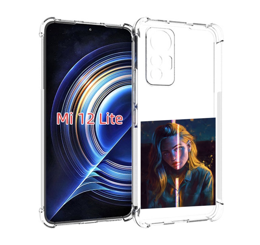 

Чехол MyPads девушка-в-тени для Xiaomi 12 Lite, Прозрачный, Tocco