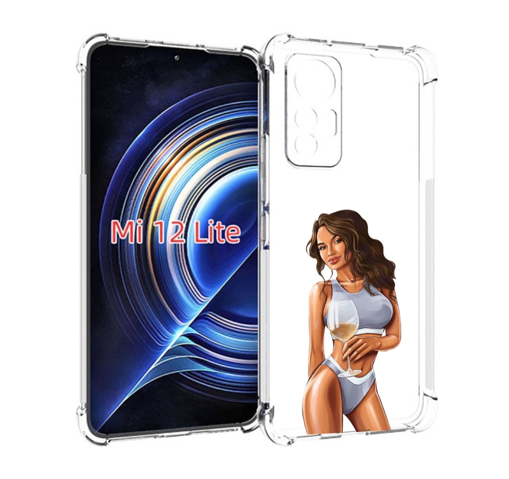 

Чехол MyPads девушка-в-сером-купальнике- женский для Xiaomi 12 Lite, Прозрачный, Tocco