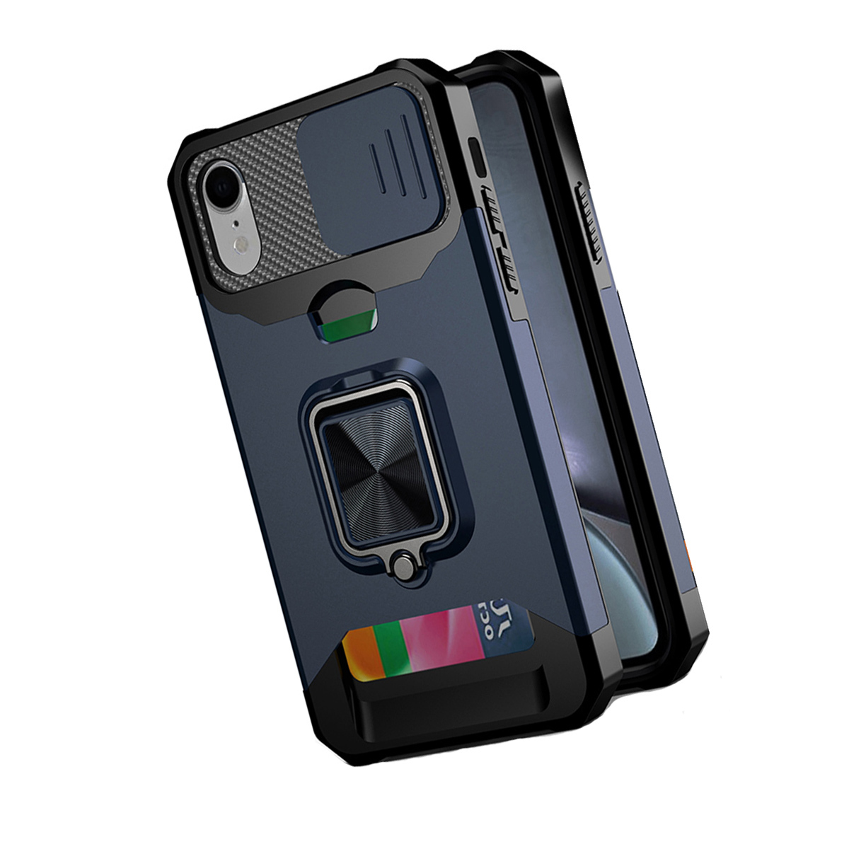

Противоударный чехол Сard Reader Case для iPhone XR ,синий, 394852849