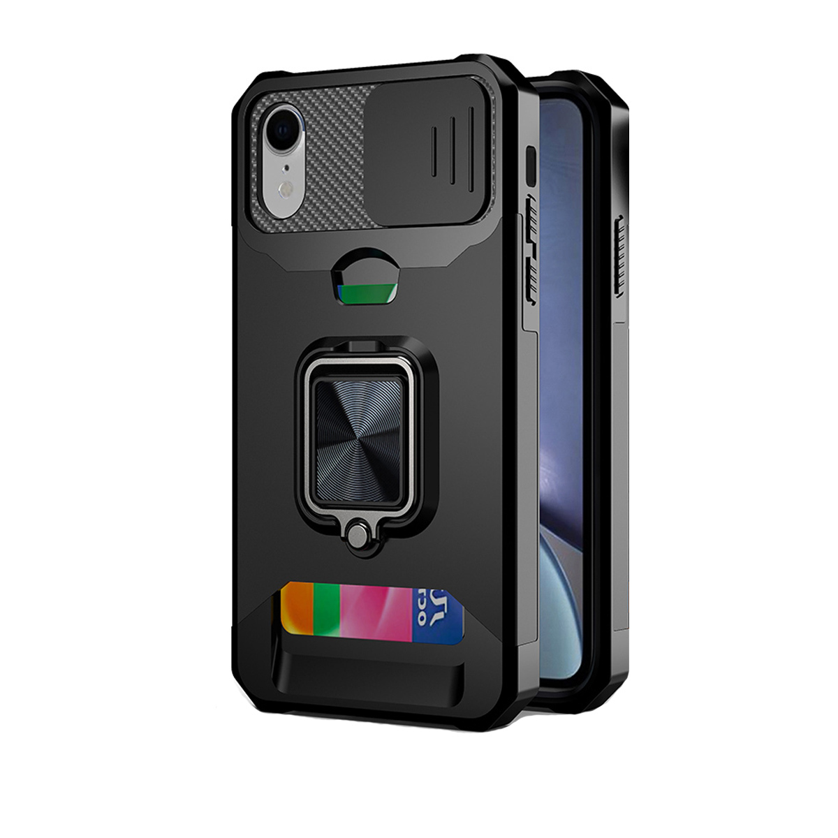 

Противоударный чехол Сard Reader Case для iPhone XR ,черный, 394852849