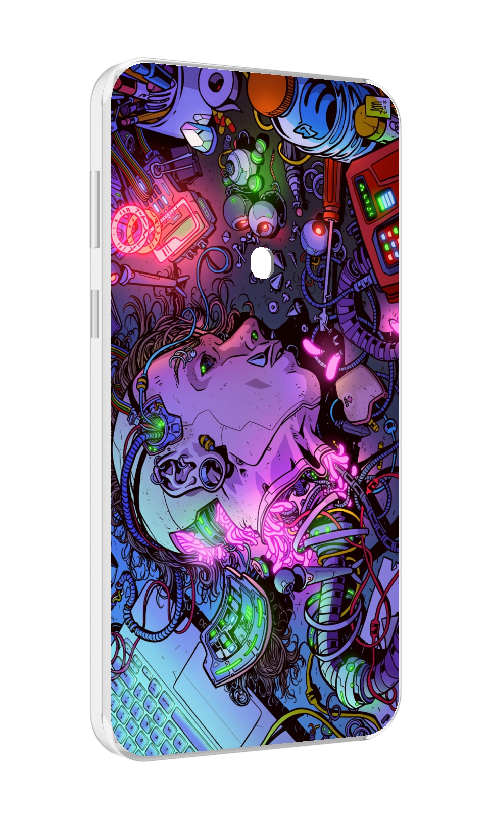 

Чехол MyPads голова робота мультик для Meizu 16 Plus / 16th Plus, Прозрачный, Tocco