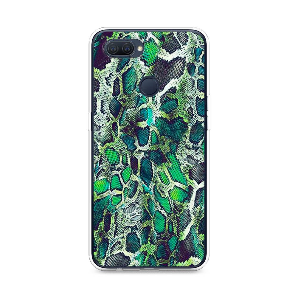

Чехол Awog на Oppo A12 "Зеленая кожа змеи", Разноцветный, 253450-3