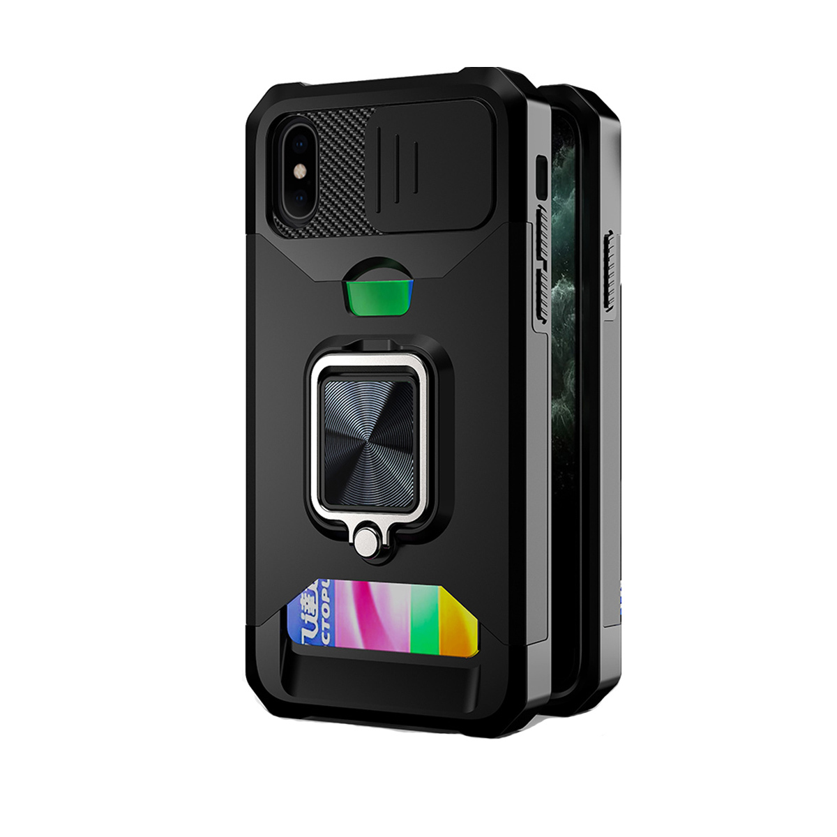 

Противоударный чехол Сard Reader Case для iPhone X/XS ,черный, 394852026