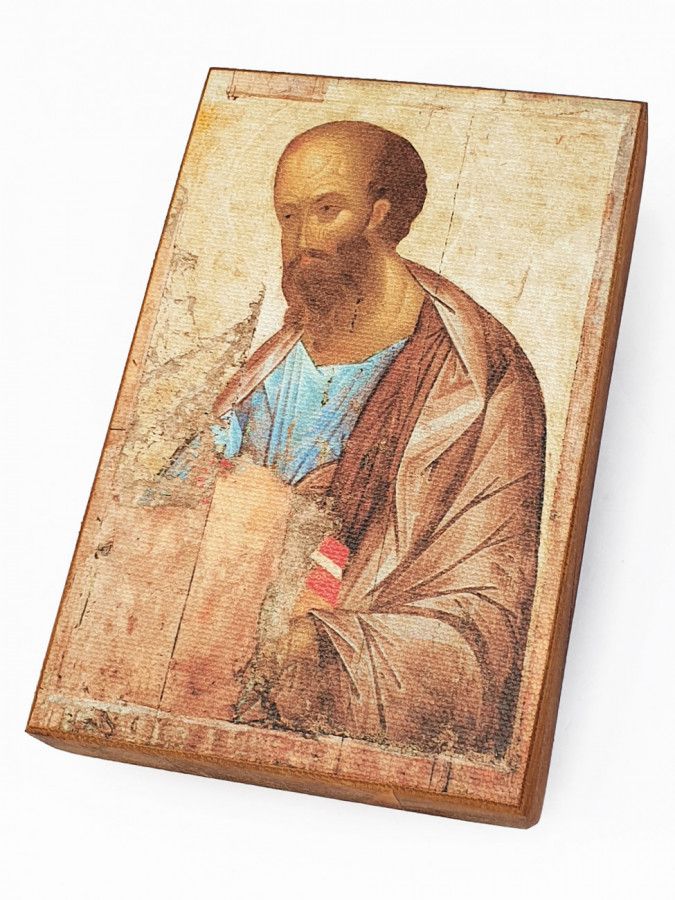 

Икона Апостол Павел (Рублев), под старину, 15х21 см