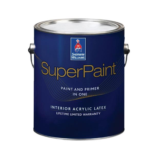 фото Краска sherwin-williams superpaint interior latex flat 3,8 л