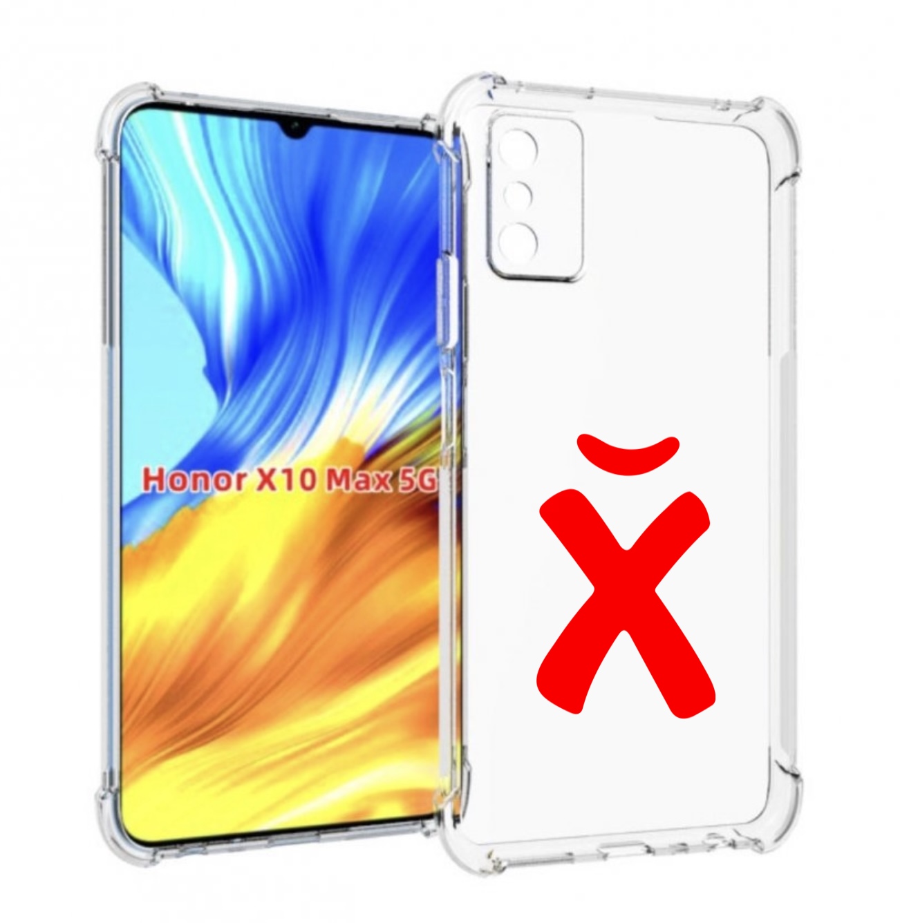 

Чехол MyPads абстракция буква х для Honor X10 Max, Прозрачный, Tocco