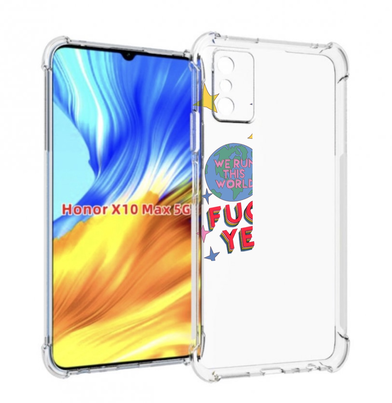 

Чехол MyPads девушки-боссы женский для Honor X10 Max, Прозрачный, Tocco