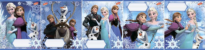 

Disney Frozen Тетрадь в клетку 24 листа