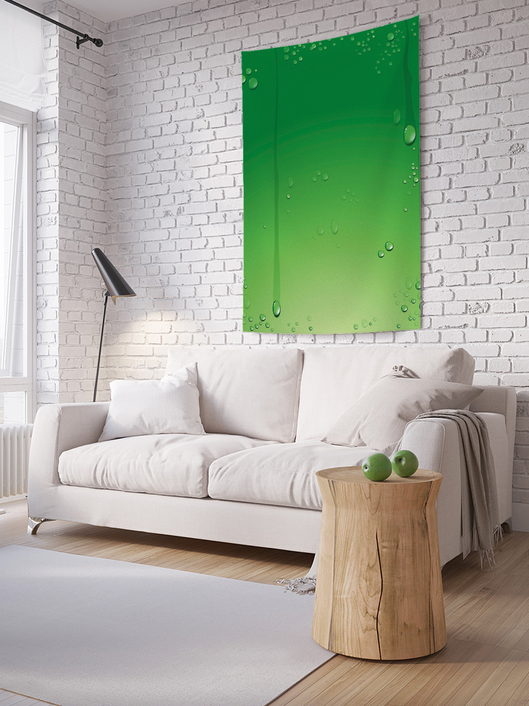 

Вертикальное фотопанно на стену JoyArty Капли по стеклу 150x200 см, Капли по стеклу