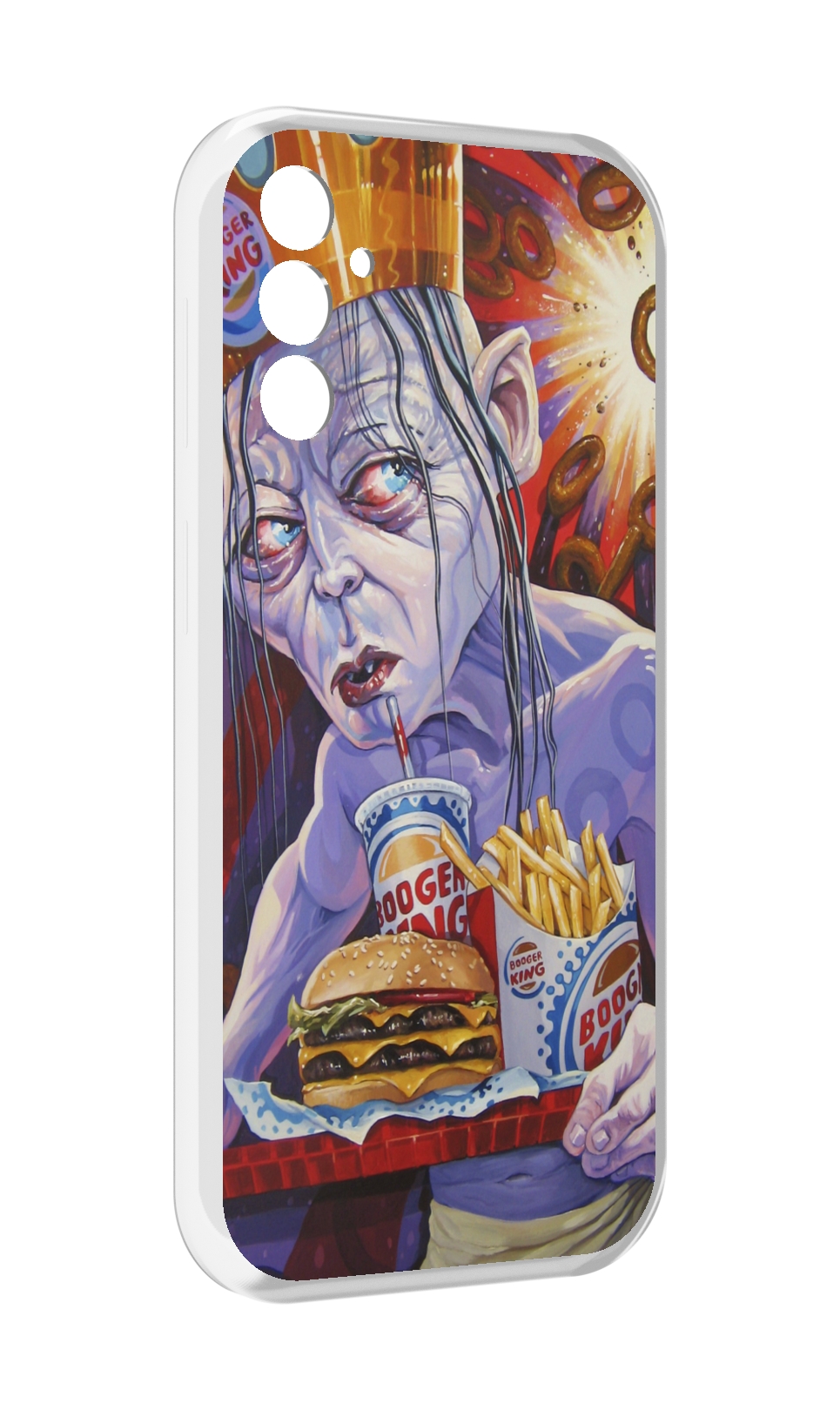 

Чехол MyPads любитель бургер кинга для Samsung Galaxy M13, Прозрачный, Tocco