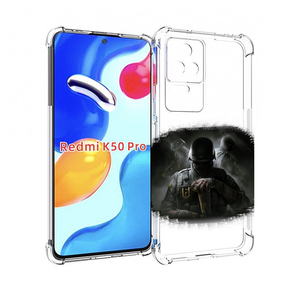 

Чехол MyPads Rainbow Six Siege для Xiaomi Redmi K50 / K50 Pro, Прозрачный, Tocco