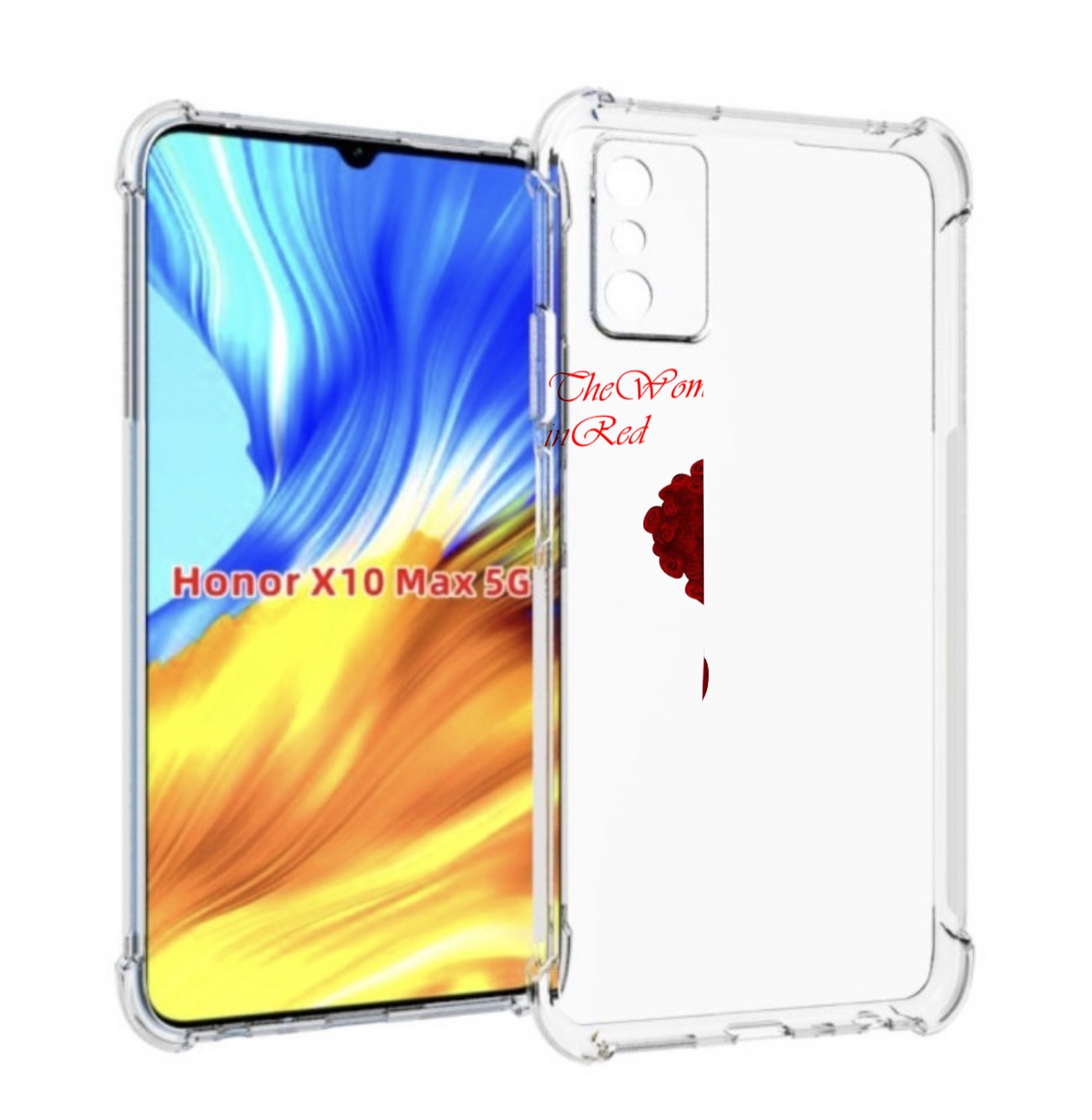 

Чехол MyPads девушка-полностью-в-красном женский для Honor X10 Max, Прозрачный, Tocco