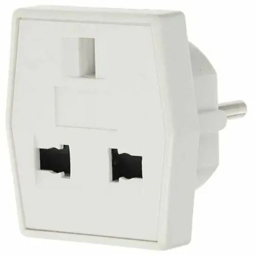 

Uniel Mobile Charger AC Plug Convertor UK-EU, Белый