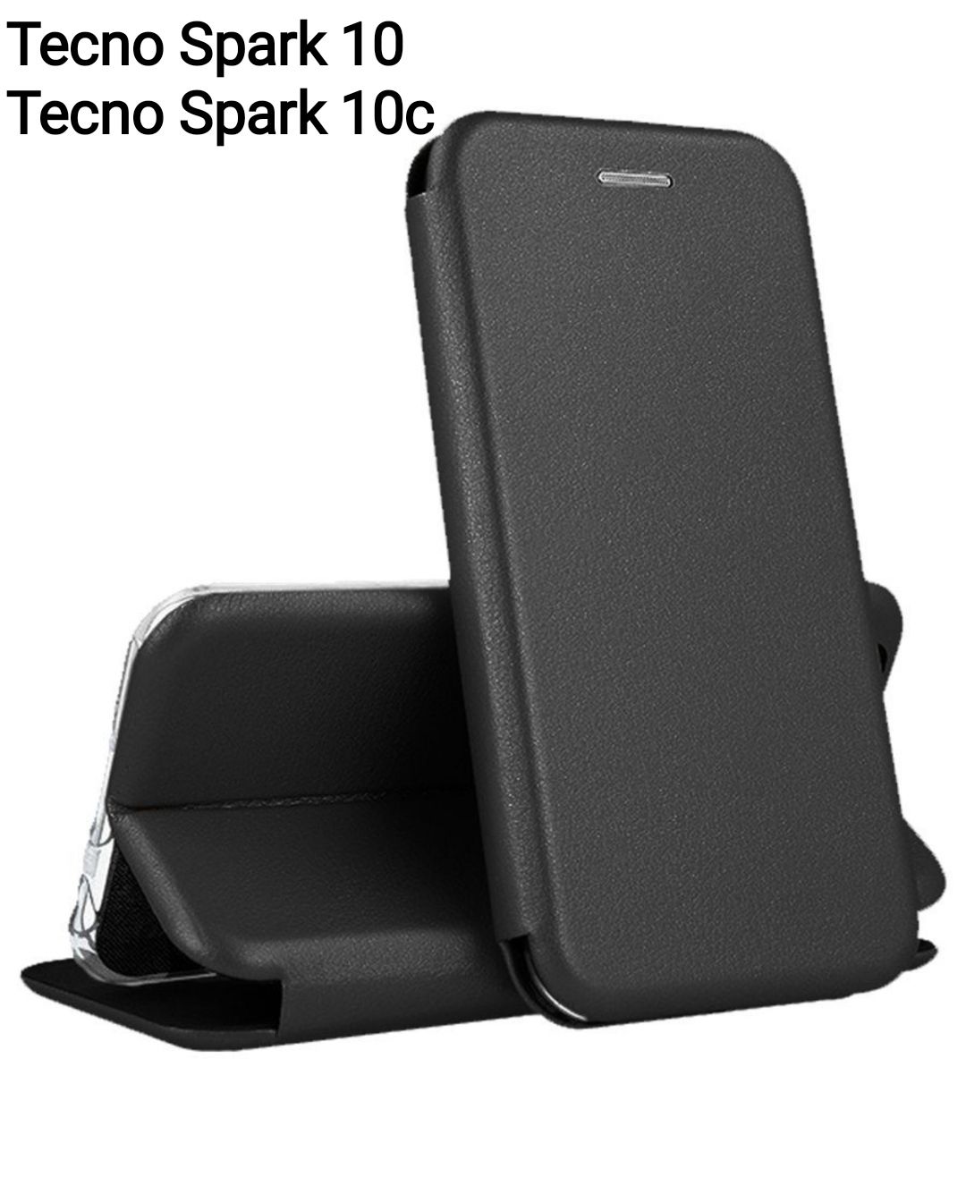 Чехол-книжка для Tecno Spark 10 / 10C KI5M KI5q черный