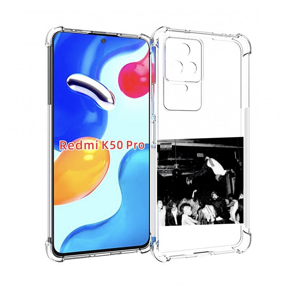 

Чехол MyPads Playboi Carti - Die Lit для Xiaomi Redmi K50 / K50 Pro, Прозрачный, Tocco