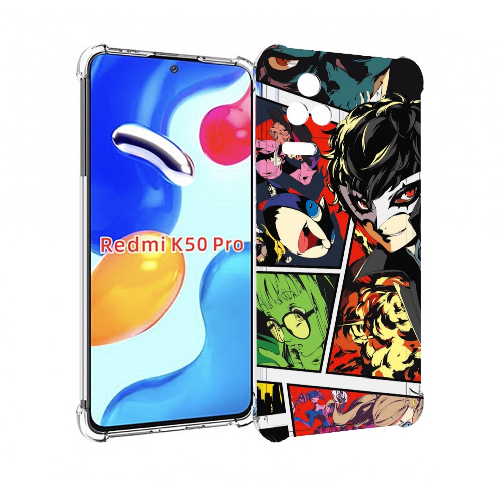 

Чехол MyPads Persona 5 art для Xiaomi Redmi K50 / K50 Pro, Прозрачный, Tocco