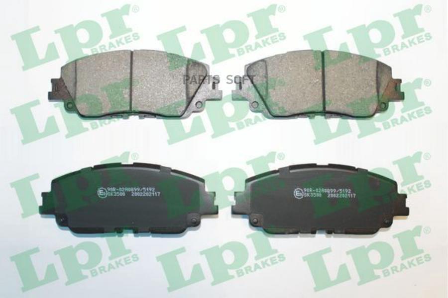 

Тормозные колодки Lpr дисковые 05P2117