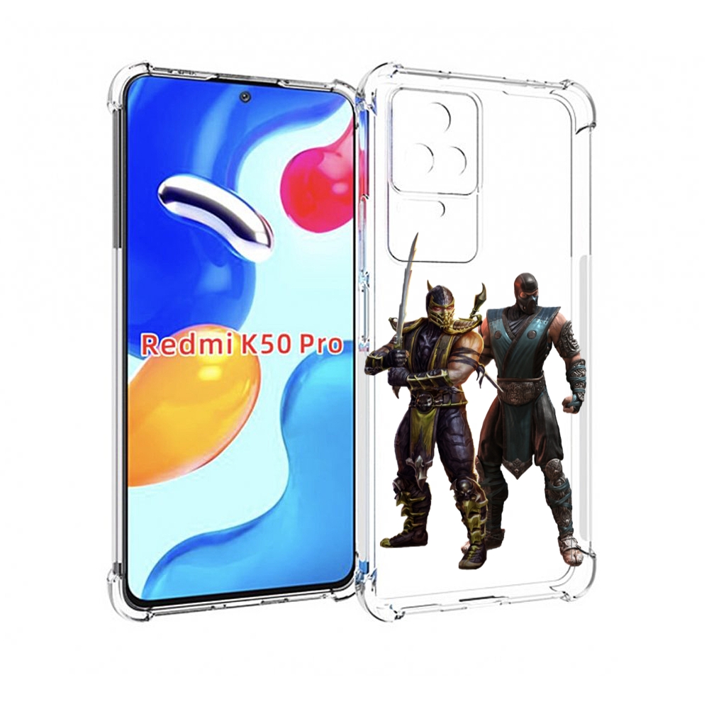 

Чехол MyPads Mortal-Kombat-1 для Xiaomi Redmi K50 / K50 Pro, Прозрачный, Tocco