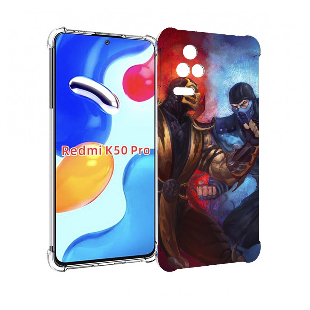 

Чехол MyPads Mortal Kombat art для Xiaomi Redmi K50 / K50 Pro, Прозрачный, Tocco