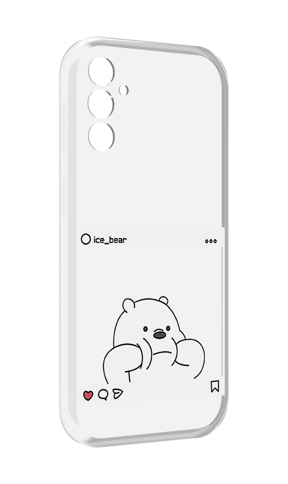 

Чехол MyPads ледяной-медведь для Samsung Galaxy M13, Прозрачный, Tocco