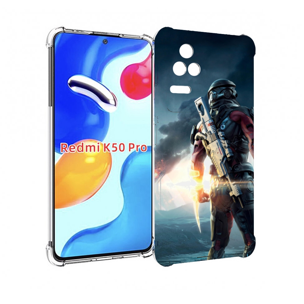 Чехол MyPads Mass Effect Andromeda Ryder для Xiaomi Redmi K50 / K50 Pro