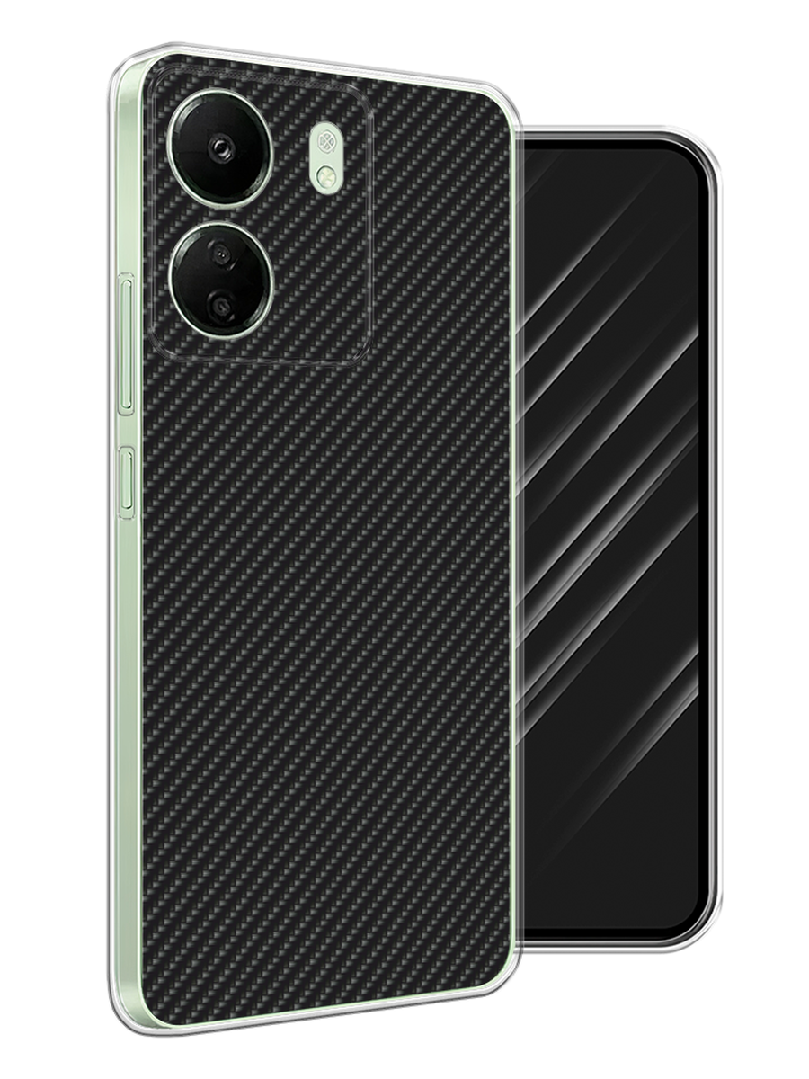 

Чехол Awog на Xiaomi Redmi 13C "Черный карбон", 320550-1