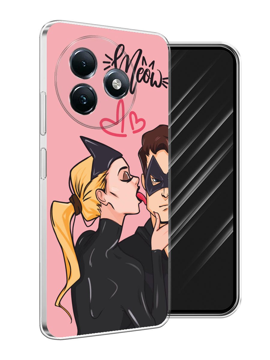 

Чехол Awog на Itel S24 "Kiss of Cat Woman", Розовый;черный;бежевый, 3202050-1