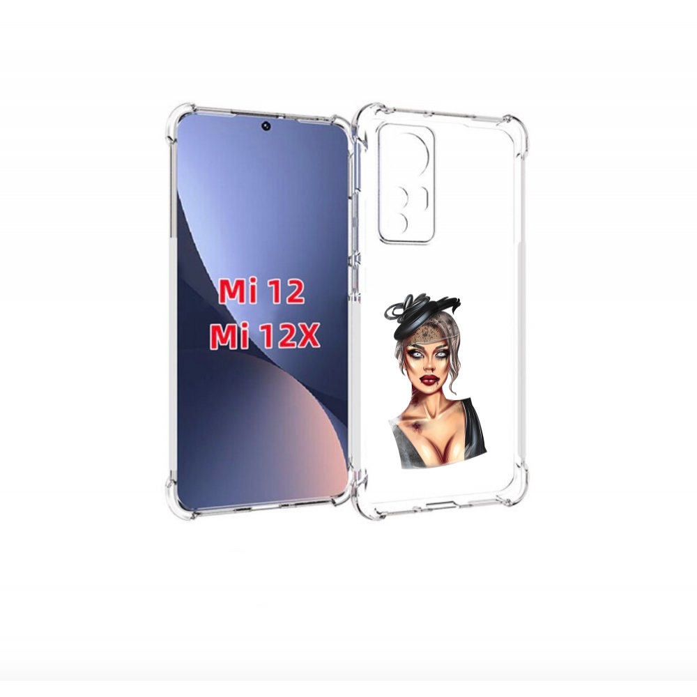 

Чехол бампер MyPads девушка-с-линзами для Xiaomi 12., Прозрачный, Tocco