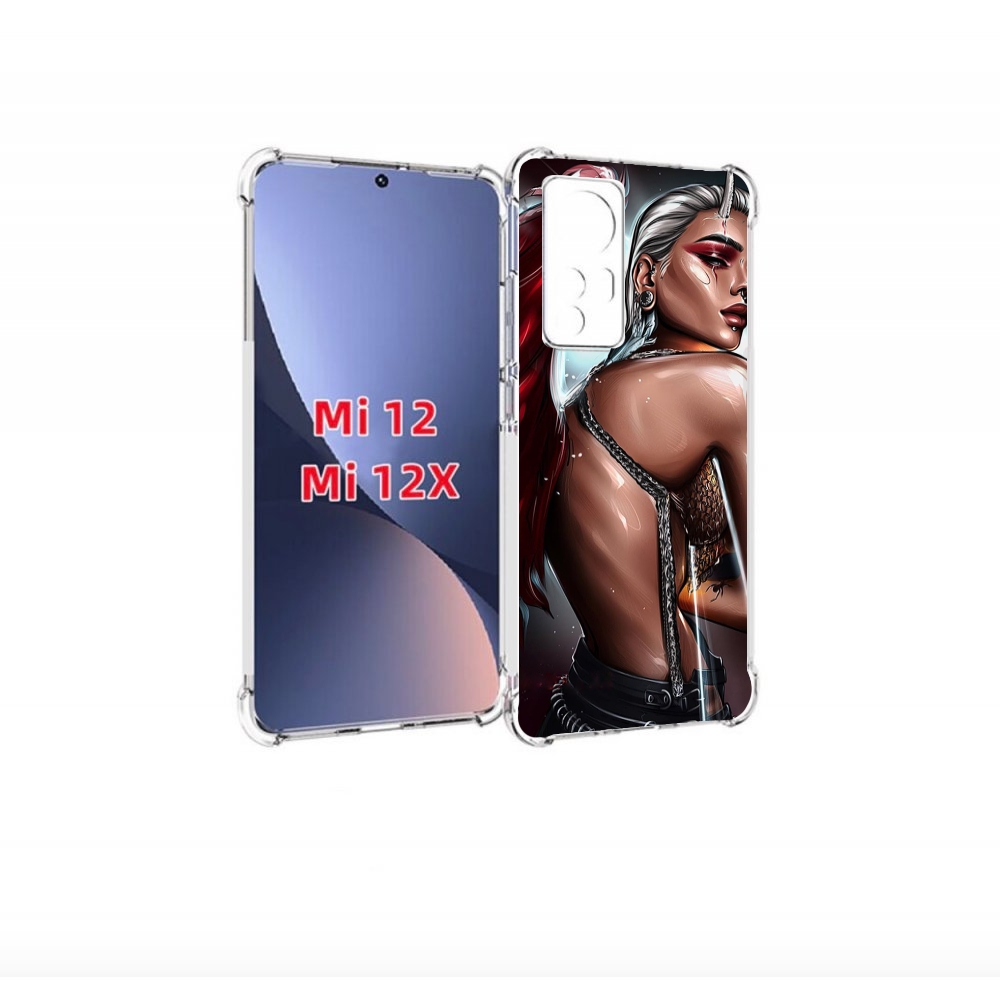 

Чехол бампер MyPads девушка-с-крыльями женский для Xiaomi 12., Прозрачный, Tocco